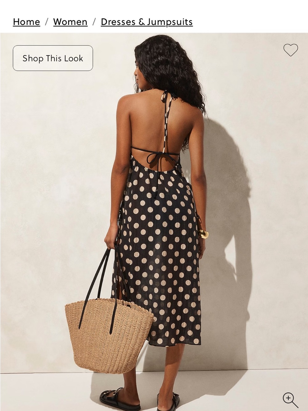Jcrew Crinkle side-tie dress in dot print
Black off white medium - Picture 3 of 6